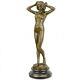 Figure En Bronze Femme érotique Nue Dame Art Sculpture Bronze 38cm Style Antique