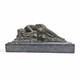 Figurine En Bronze De Style Art Nouveau De Milo, Femme Allongée Sur Marbre, 22cm