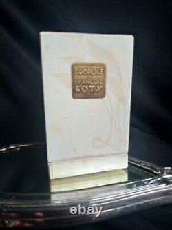 Flacon ancien de parfum COMPLICE François COTY Dans l' Esprit Art Nouveau