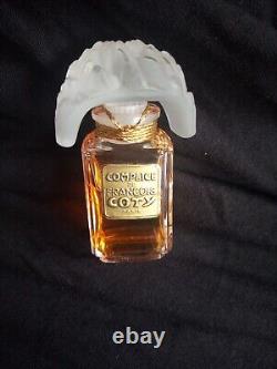 Flacon ancien de parfum COMPLICE François COTY Dans l' Esprit Art Nouveau