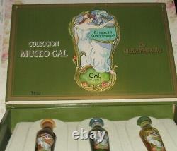Gal Madrid 3 Corsetières Art nouveau rééditées années 80 sur stock verre ancien