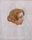 Gaston La Touche Tableau Portrait Femme Art Nouveau