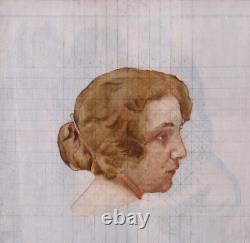 Gaston La Touche tableau portrait femme Art Nouveau