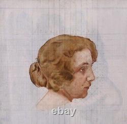 Gaston La Touche tableau portrait femme Art Nouveau