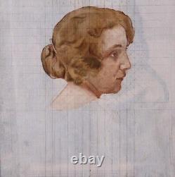 Gaston La Touche tableau portrait femme Art Nouveau