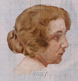 Gaston La Touche tableau portrait femme Art Nouveau