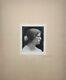 Gravure À L'eau-forte 1903 Art Nouveau Portrait Une Femme Cilius Andersen