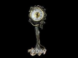 Horloge Art Nouveau Originale Avec La Femme Véronese (an10085a4)