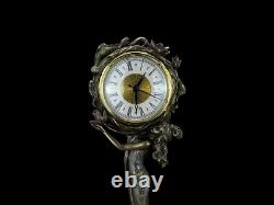 Horloge Art Nouveau Originale Avec La Femme Véronese (an10085a4)