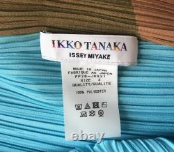 Ikko Tanaka x Issey Miyake Pleats Please Terracotta Face Dress Size 3