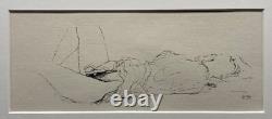 Impression Art Nouveau Femme Acte Féminin Gustav Klimt Autriche Vienne