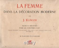 Julius Klinger La femme dans la décoration moderne (port-folio)