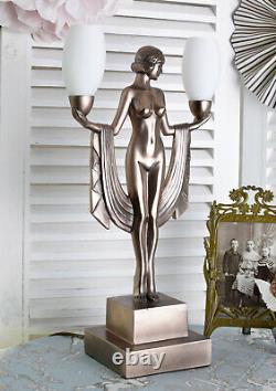 Lampe de Table Nu de Femme Lampe Art Déco 20er Années Lumière Lampe Décorative