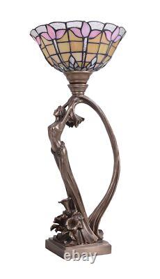 Lampe de table Art Nouveau lampe de bureau Secession style femme sculpture neuf