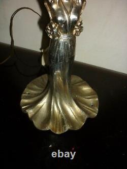 Lampe figurative ART NOUVEAU femme WMF argenté