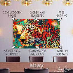 Leopard Painting Watercolor Painting Modern Contemporary Art Painting Pop Art