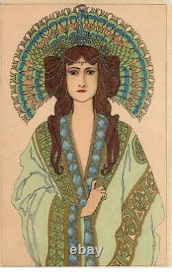 M. M VIENNE N° 119 ART NOUVEAU FEMME precurseur 1900