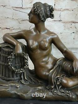 Main Bronze Sculpture Style Art Nouveau Femme Par Canova Doré Masterpiece Extra