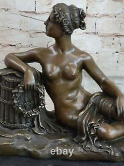 Main Bronze Sculpture Style Art Nouveau Femme Par Canova Doré Masterpiece Nude