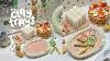 Making Clay Trays And Trinket Dish Using Air Dry Clay No Bake