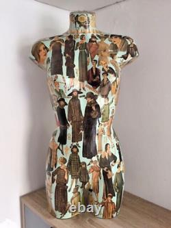 Mannequin Buste de Femme Décoratif Art Nouveau Élégantes 1920 Artisanal Design
