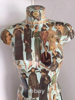 Mannequin Buste de Femme Décoratif Art Nouveau Élégantes 1920 Artisanal Design