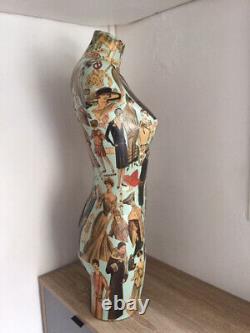 Mannequin Buste de Femme Décoratif Art Nouveau Élégantes 1920 Artisanal Design