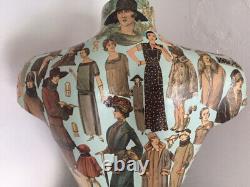 Mannequin Buste de Femme Décoratif Art Nouveau Élégantes 1920 Artisanal Design
