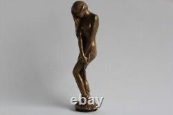 Maurice BOUVAL Bronze Femme nue Art Nouveau (63206)