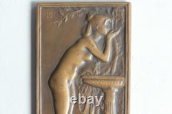 Médaille Daniel Dupuis La source Femme Art nouveau (63375)