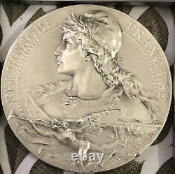 Medaille En Argent Art Deco Nouveau Femme Par Bottee Lyon Medal
