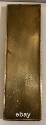 Médaille Plaque En Bronze La Baigneuse Par Turin Medal Art Déco Nouveau Femme