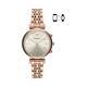 Montre Emporio Armani Femme Art3026 Quartz Analogique Multifonctions Acier Plaqu