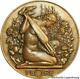O6525 Rare France Médaille Art Nouveau Delannoy Femme Nue Flore Splendide