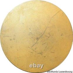 O6525 Rare France Médaille Art Nouveau delannoy Femme nue Flore Splendide