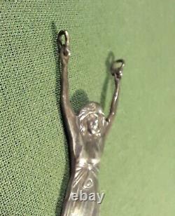 Pendentif Femme en Argent Art Nouveau Cuillère Pour Des Plaisirs Illicites