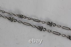 Pendentif Médaillon argent émaillé Femme nue Art Nouveau Bijoux (62695)