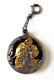 Pendentif Vinaigrette Bijou Ancien Art Nouveau 1900 Métal Doré Parfum Femme