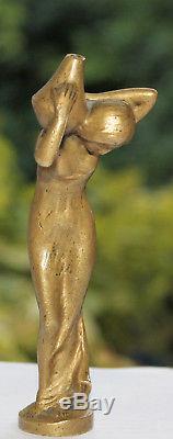 Peter Tereszczuk 1875-1963 cachet sceau bronze femme à la cruche art nouveau