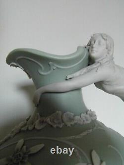 Pichet Buire Antique Epoque Art-nouveau 1897 Saxe Femme Alanguie Ronde-bosse Be