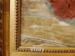 Pierre Bonnaud, tableau, femme, Art Nouveau, mode, élégante, Lyon, paysage