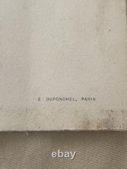 Portrait Art Nouveau Art Déco Femme Au Chapeau