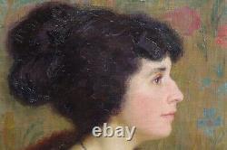 Portrait de femme en profil, 1918. Einar BERGSTEN (1886-1970)