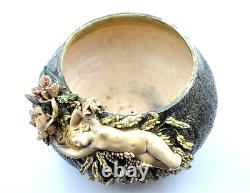 Pot femme nue aux blés signé Max CLAUDET 1882 art nouveau 19° collection