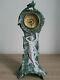 Rare Magnifique Ancienne Pendule Art Nouveau Femme Green Jasperware Wedgwood