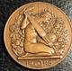 Rare France Médaille Art Nouveau Delannoy Femme Nue Flore Splendide Superbe