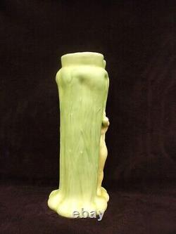 Rare Vase Gustav Gurschner autriche forster 1873 1970 Art Nouveau grès femme nue