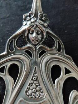 Rare pelle à tarte art nouveau femme WMF Jugendstil modernisme genre Mucha