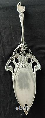 Rare pelle à tarte art nouveau femme WMF Jugendstil modernisme genre Mucha