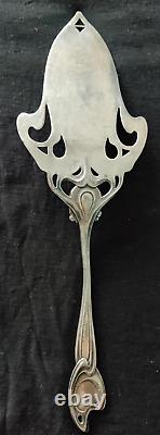 Rare pelle à tarte art nouveau femme WMF Jugendstil modernisme genre Mucha